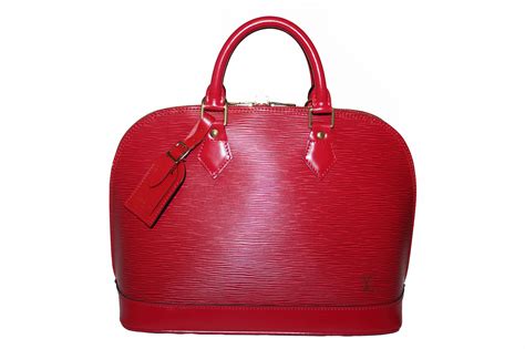 louis vuitton purses red|louis vuitton alma epi black.